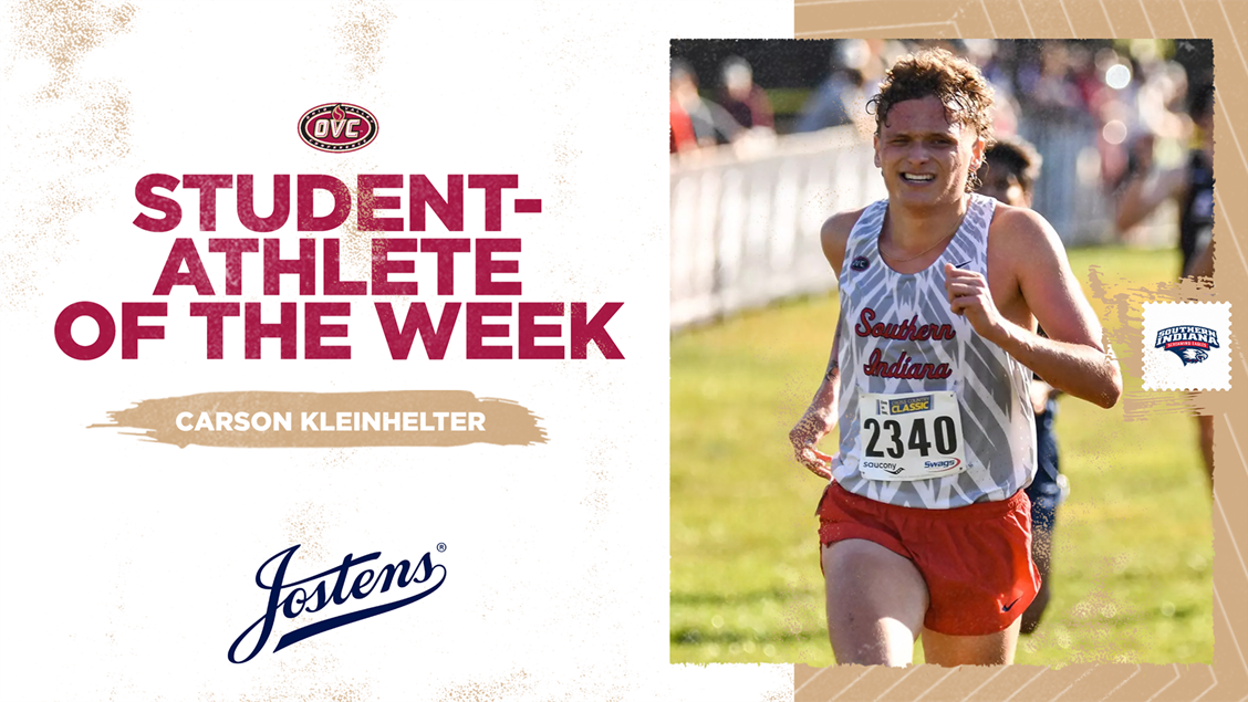 OVC Student-Athlete of the Week presented by Jostens: Carson Kleinhelter