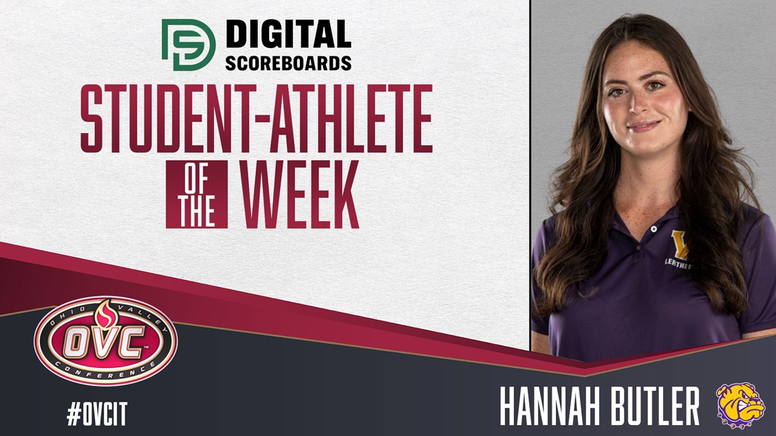 OVC Student-Athlete of the Week presented by Digital Scoreboards: Hannah Butler