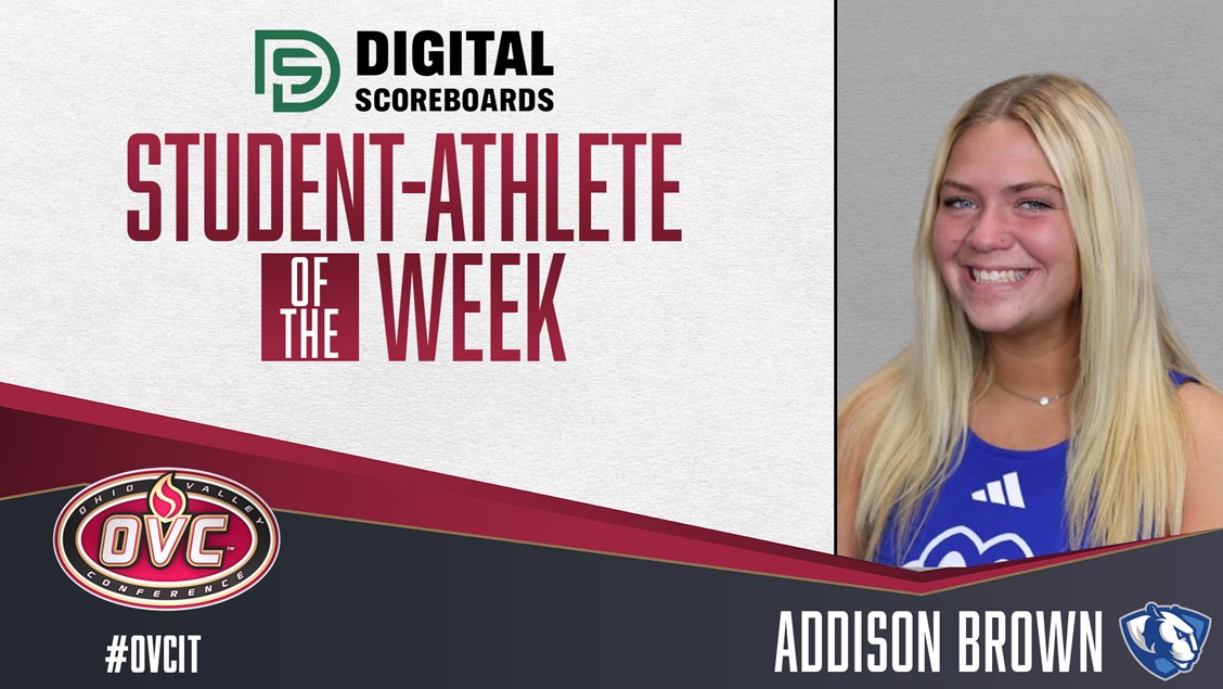OVC Student-Athlete of the Week presented by Digital Scoreboards: Addison Brown