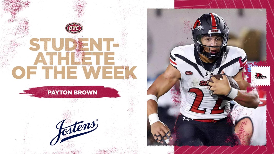 OVC Student-Athlete of the Week presented by Jostens: Payton Brown